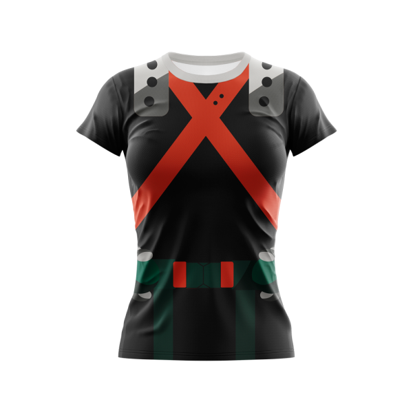 polera mujer bakugo Bakugo Katsuki (Boku No Hero)