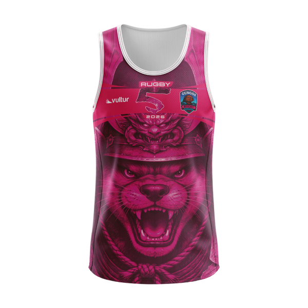 Camiseta Rugby 5 2026 Gungos Samurai (Algarrobo)