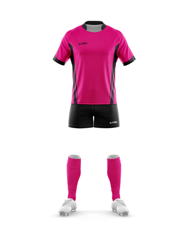 rugby 15 rosa Conjunto Técnico Rugby Modelo Basic