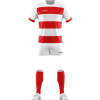 rugby 2 rojo Conjunto Técnico Rugby Modelo Lineas