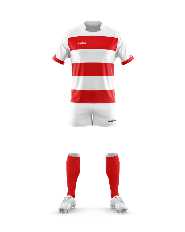 rugby 2 rojo Conjunto Técnico Rugby Modelo Lineas
