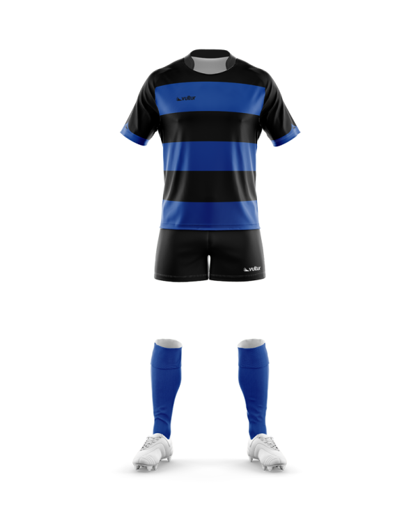 rugby 6 azul Conjunto Técnico Rugby Modelo Lineas